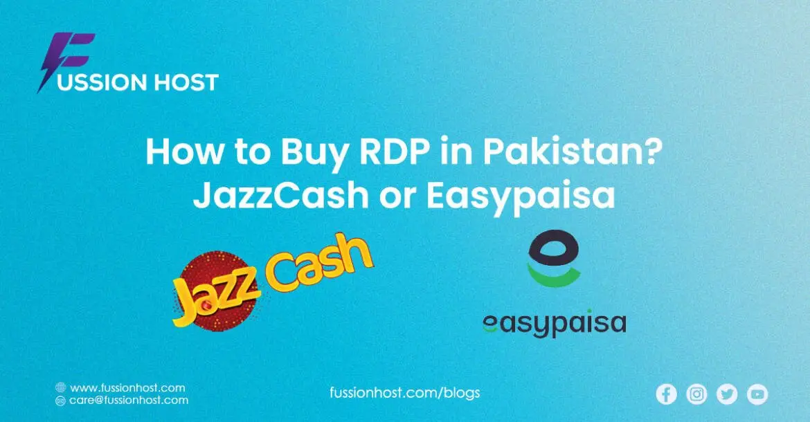 How to Buy RDP in Pakistan with JazzCash or Easypaisa?