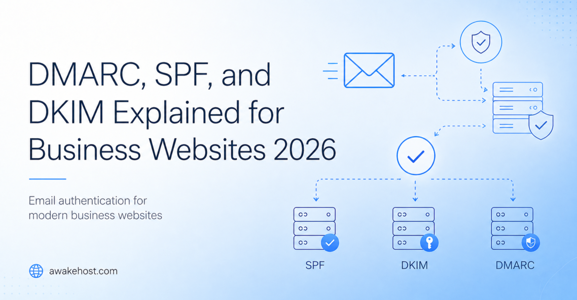 DMARC, SPF, and DKIM Explained for Business Websites 2026